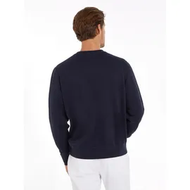 Tommy Hilfiger für Herren. MW0MW37232 Essential Fleece-Crewneck-Pullover blau XL, Lässig, Polyester,
