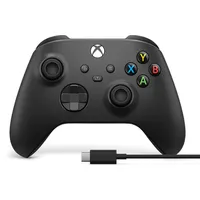 Microsoft Wireless Controller + USB C Kabel Schwarz für