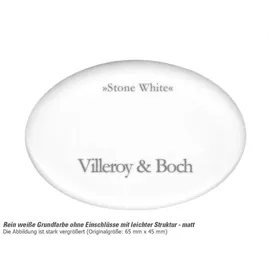 Villeroy & Boch Siluet 50 weiß alpin + Handbetätigung