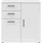 milino Kommode Multi-Stauraum 80 x 83 x 40 cm Weiß