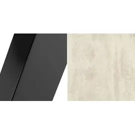 Feldmann-Wohnen Esstisch, Ecru, Holz, Rechteckig,Rechteckig, Wange, 90x76x180 cm, Esszimmer, Tische, Esstische