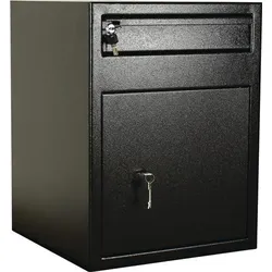 Rottner Tresor H600xB460xT470mm 71l 1 Tür,1 Einwurfklappe schwarz
