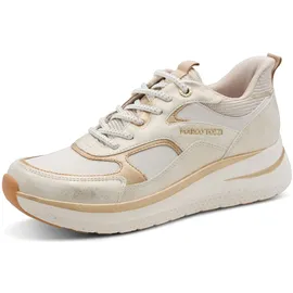 Marco Tozzi Sneaker Damen Weite E Beige 36