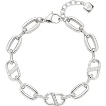 LEONARDO Narea Armband mit Zirkonia Edelstahlfarben 22 cm