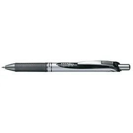 Pentel EnerGel BL77 Gelschreiber schwarz/silber 0,35 mm, schwarz