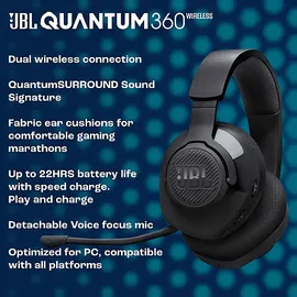 JBL Quantum 360 schwarz