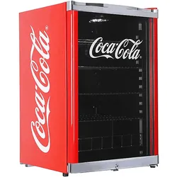 CUBES HC 166 E COCA COLA Getränkekühlschrank (115 l, E, 845 mm hoch}, Rot)