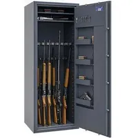 Müller-Safe Waffenschrank WSL1-8/18, 2 Fachböden, für 18 Langwaffen, Elektronikschloss, Klasse 1