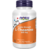 NOW Foods Double Strength L-Theanine, 200mg, 120 Kapseln
