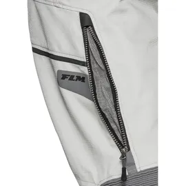 FLM Touren Damen Leder-Textilhose 4.0 Hosen - Grey / Black - XS