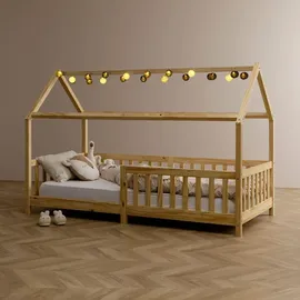 Idimex Lichterkette Amici Baumwollkugeln 3 m Grau