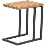 Zebra Technologies Beistelltisch 31 x 45 x 49 cm Graphit/Teak