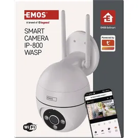 EMOS GoSmart Outdoor Überwachungskamera 5MP mit App 2K Smart Home IP-Kamera, IP65 wasserdicht H4057