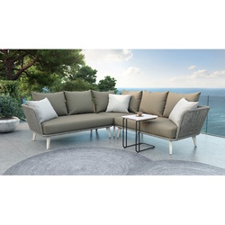 Designer Gartenlounge KANADA Stoff Ecksofa Gartensofa - Beige