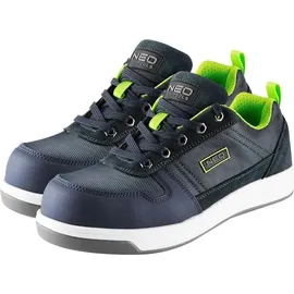 Neo Tools Sicherheitsschuhe Halbschuhe Stahlkappe Sportliche S1 SRC - Größe 45 - Blau