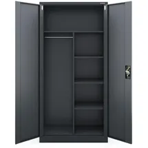 Jan Nowak Mehrzweckschrank 185 x 90 x 45 cm Anthrazit