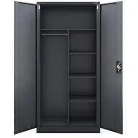 Jan Nowak Mehrzweckschrank 185 x 90 x 45 cm Anthrazit