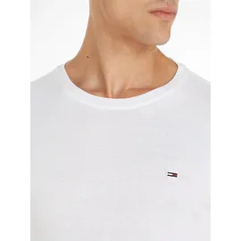 Tommy Hilfiger Original Ribbed Organic Cotton Langarm-T-Shirt Classic White 2XL
