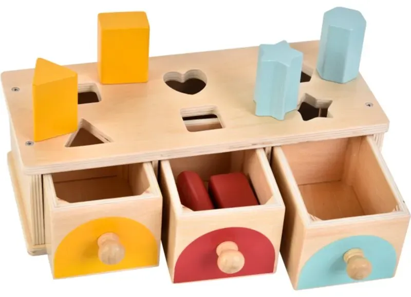 2Kids Toys Shape Sorting Box Activity Spielzeug 12m+ 10 St.
