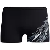 Speedo Badehose Medley Logo Aquashort Schwarz 9