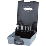 RUKO 102791PRO Kegelsenker-Set 5teilig 6.3 mm, 10.4 mm, 12.4 mm, 16.5 mm, 20.5 mm, 25mm Zylinderscha