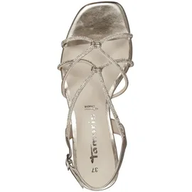 TAMARIS Blockabsatz-Sandalette Damen Gold 40
