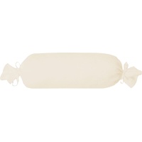 Nackenrollenbezug Nackenrollenbezug, Estella (1 Stück), Mako-Feinjersey Uni beige|braun