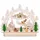 Brubaker 3D LED Lichterbogen Schwibbogen Winterlandschaft mit Kirche 27 x 24 x 8,7 cm