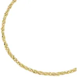 Smart Jewel Collier SMART JEWEL "Fantasiekette, gedreht, Silber 925", gold, Halsketten, Damen, 45cm, Silber 925 (Sterlingsilber), Collier