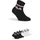 Fila Kurzsocken FILA "JUNIOR UNISEX QUARTER PLAIN SOCKS", Damen, Gr. 27-30, schwarz-weiß (schwarz, weiß), Baumwollmischung, unifarben, normal, Socken, mit eingestricktem Logo im Bündchen, Kindersocken