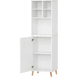 MÖBELPARTNER Serie 500 Büroschrank 50,9 x 41,0 x 168,7 cm weiß