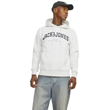 JACK & JONES Caleb Varsity Kapuzenpullover White Melange XL