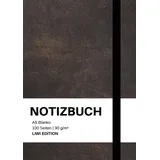 LIWI Literatur- und Wissenschaftsverlag Notizbuch A5 blanko - 100 Seiten 90g/m2 - Soft Cover Schwarz