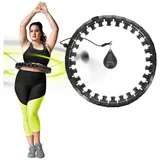HMS Hula-Hoop mit Noppen & Gewichten HHW12 schwarz