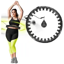 HMS Hula-Hoop mit Noppen & Gewichten HHW12 schwarz