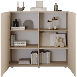 Home Affaire Highboard 120 x 111 x 42 cm Beige