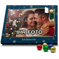 printplanet - Adventskalender mit eigenem Foto Bedrucken Lassen - Weihnachtskalender mit Schokolade - Rahmen 2-2025