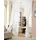 Woltu Gardinen transparent mit Kräuselband Vorhang Leinenoptik Halbtransparent Voile Leinenvorhang Stores Fensterschal Dekoschal Wohnzimmer Kinderzimmer Schlafzimmer, 140x175 cm Weiß (1 Stück)