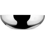 Alessi Double Schale, aus Edelstahl, Silber, 2.8 x 27 x 18 cm