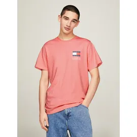 Tommy Jeans SLIM Fit T-Shirt mit Label-Print, Pink, XXL,