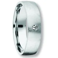 ONE ELEMENT Silberring Zirkonia Freundschaft Partner Ring aus 925 Silber, Bedeutungsvoll & zeitlos – ein Begleiter mit Persönlichkeit silberfarben 52