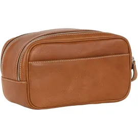 LEONHARD HEYDEN Bergamo Kulturbeutel Leder 27 cm braun