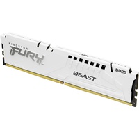 Kingston FURY Beast weiß DIMM 16GB, DDR5-6000, CL40-40-40, on-die