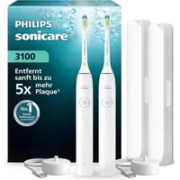 Philips Sonicare 3100 Series HX4072/41 Doppelpack + Reiseetuis