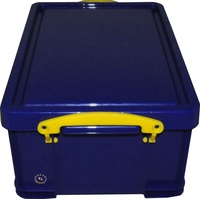 Really Useful Box Aufbewahrungsbox 9,0 l blau 39,5 x