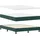 vidaXL Boxspringbett 140 x 200 cm Dunkelgrün