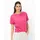 Brax Kurzarmshirt "Style CAELEN S", Damen, Gr. 48, pink, 47% Baumwolle, 47% Modal, 6% Elasthan, Rundhals, Shirts