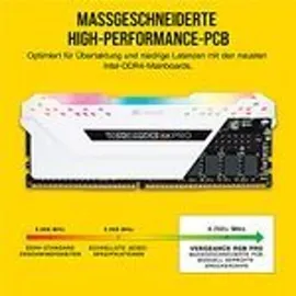 Corsair Vengeance RGB PRO 16 GB DDR4-3000 weiß CMW16GX4M2C3000C15W