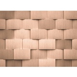 living walls Fototapete Designwalls Alu Pattern 2«, glatt, (5 St), braun 3,50 m x 2,55 m FSC®