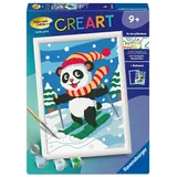 Ravensburger Malen nach Zahlen Skifahrender Panda 1 St.